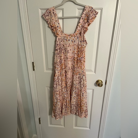 KARIE MIDI floral dress size L - Picture 2 of 3